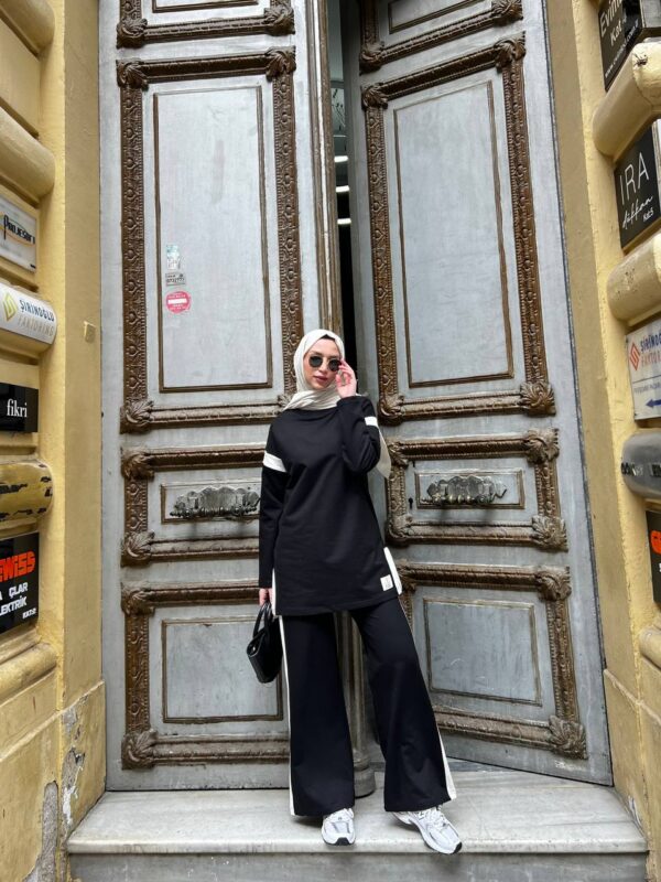 Şerit Garnili Salaş Takım - Görsel 2