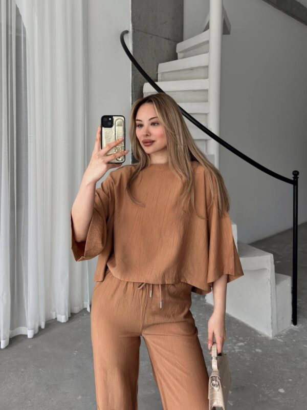 Oversize Üst Salaş Spor Takım - Görsel 7